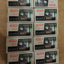 SPÉCIAL NUISIBLES ! Norma eco power 22Lr x 500