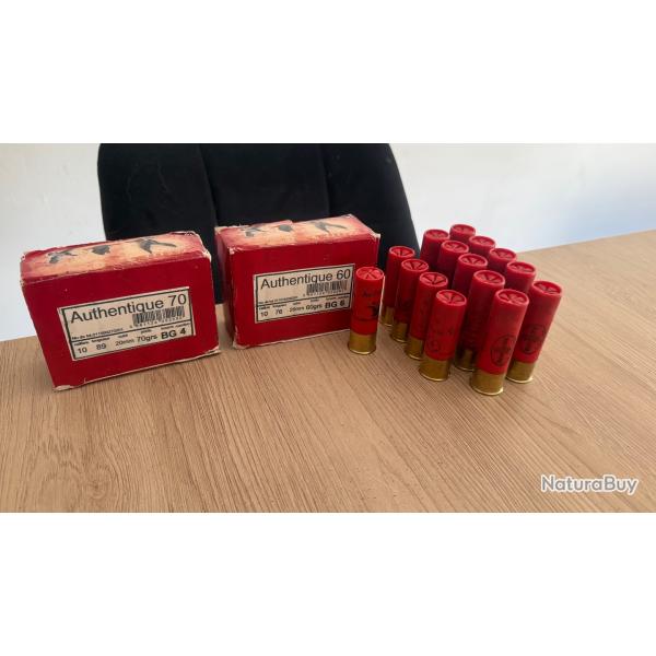 1 sans prix de rserve !!! Lot de 33 cartouches Cal.10 plomb.