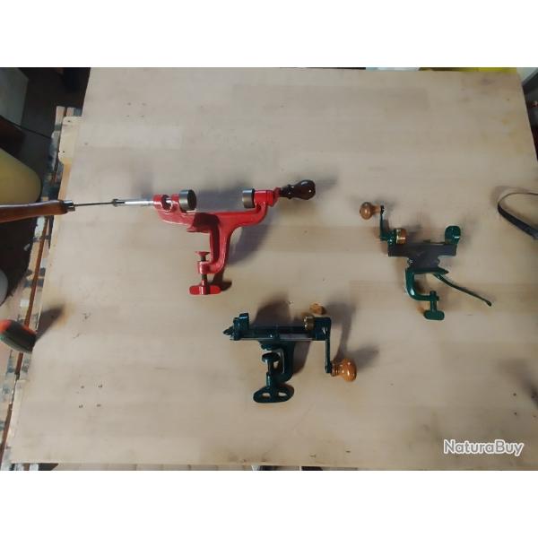 Lot de 3 sertisseuses calibre 16 et 12