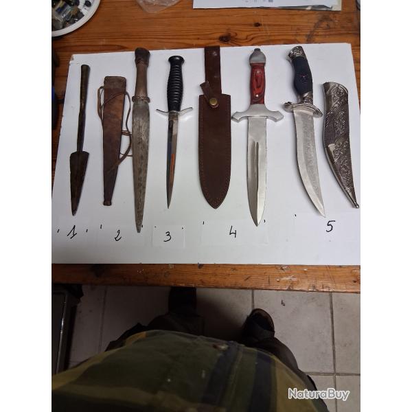 armes blanches