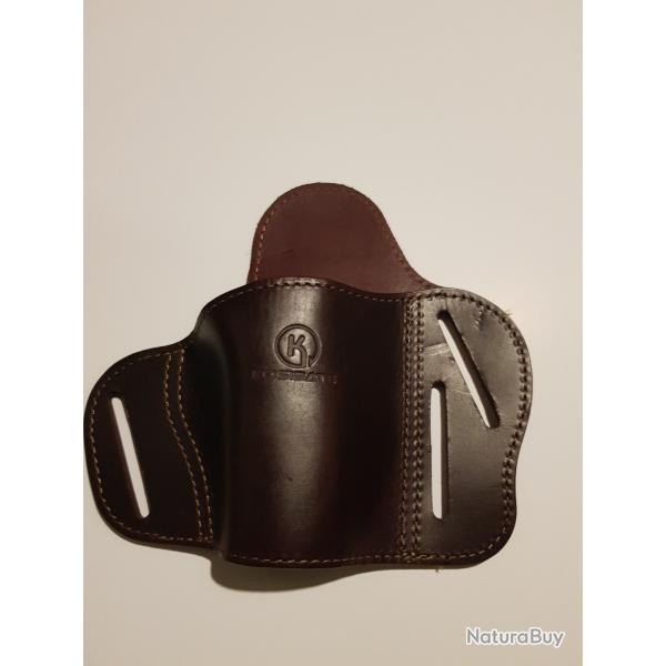 Holster de ceinture en cuir