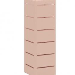 Porte-parapluie Rose 15,5 x 15,5 x 49 cm Acier pratique design polyvalent rangement décoration