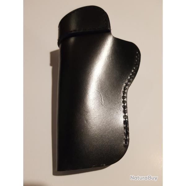 HOLSTER DE CEINTURE EN CUIR POUR GAUCHER