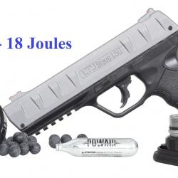 Pack Pistolet  LTL Bravo + 50 billes Cal 50 - 18 Joules