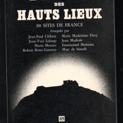 L'esprit des hauts lieux - 80 sites de France collectif