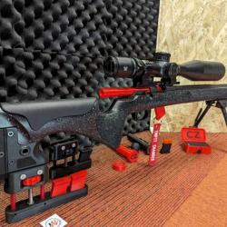 CZ 457 LRP 22lr - Monopod Bag Rider CUSTOM GRAND V3- TIGE INOX (Support de sac) CZ 457 LRP - 22LR