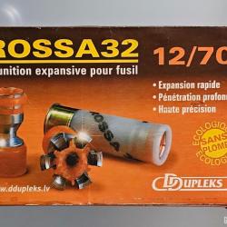 Vends 1 boite de 5 balles expansives rossa 32 cal 12/70
