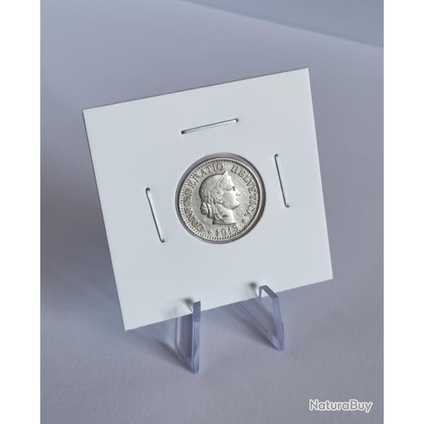 De Qualit : 10 centimes Tte de Libertas 1913 Suisse CONFDERATIO HELVETICA