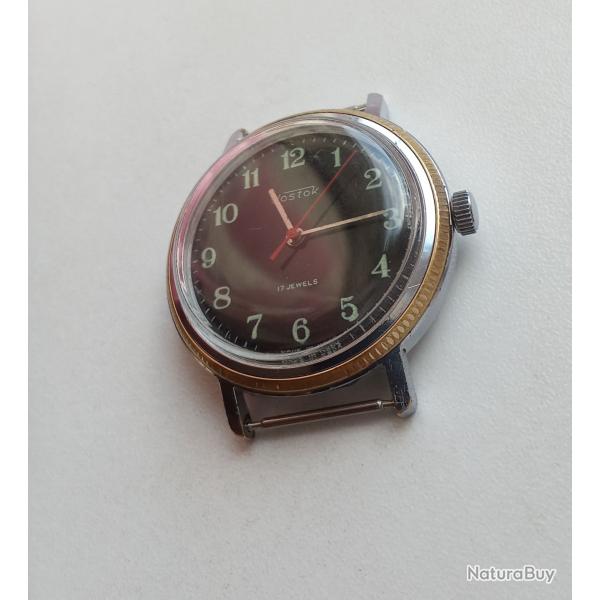 VOSTOK MONTRE MCANIQUE ANCIENNE 17 RUBIS URSS CCCP ANNES 70s