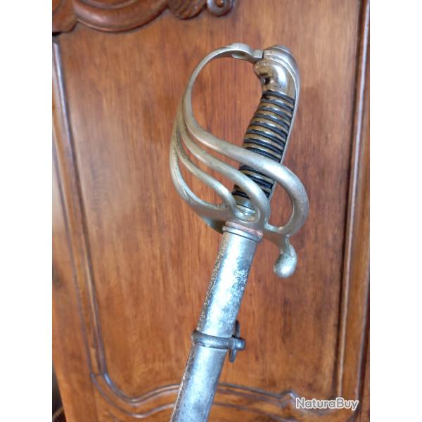 Excellent sabre d'officier d'infanterie Mle 82 Entreprise H,Treuille 1890