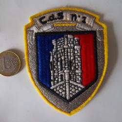 écusson militaire Centre De Selection N°1 à Vincennes - insigne tissu