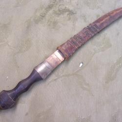 couteau africaine avec gaine  40 cm