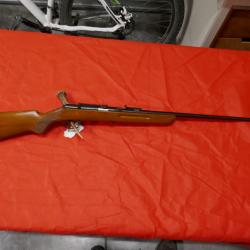 Carabine VIL-KO en 22Lr  canon fileté, crosse recollée chevillée dans notre atelier