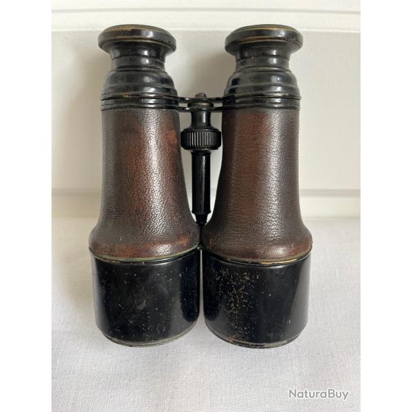 WW1 1 paire jumelles "artillerie" Iris paris + son tui cuir
