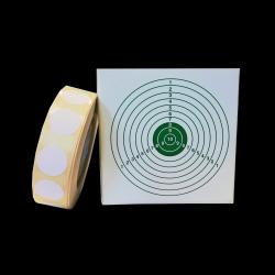 x1000 gommettes blanches Umarex 15mm