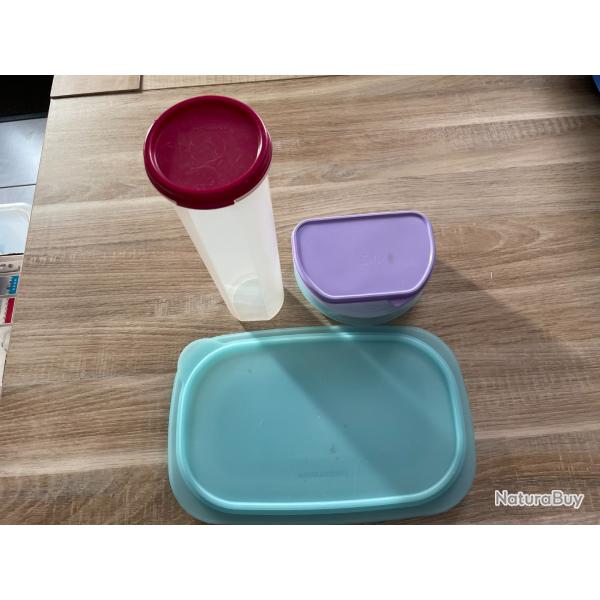 Lot 4 botes tupperware