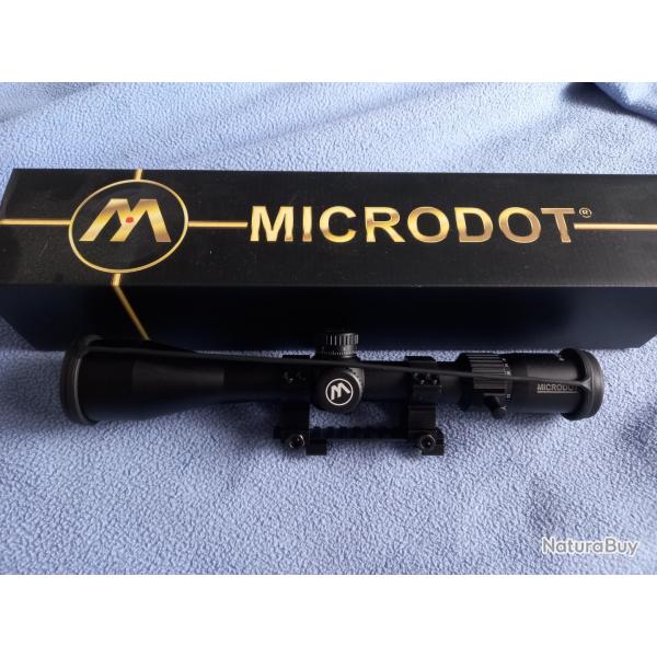 Lunette 6-24x50 microdot + collier + adaptateur rail 11mm