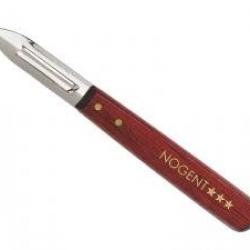 Eplucheur Nogent 3 ÉTOILES CLASSIC inox deux fentes manche bois de charme
