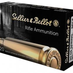 Munition Sellier & Bellot 30-06 SPRG SPCE 11.7g 180gr 20 munitions x1 boite