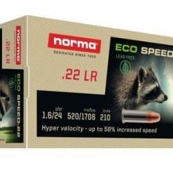 Munitions Norma ECO Speed 22 - Cal. 22 LR x1 boite