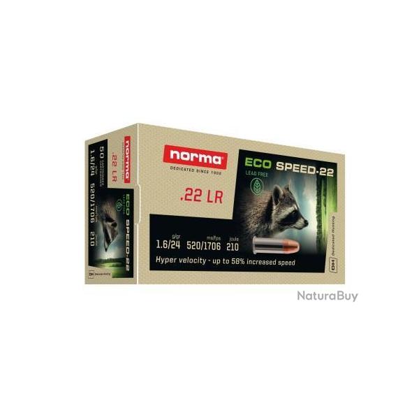 Munitions Norma ECO Speed 22 - Cal. 22 LR x1 boite