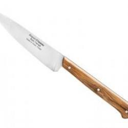 Couteau office GOYON-CHAZEAU « Le P'tit Tradi », manche olivier, lame 10 cm 14C28N.