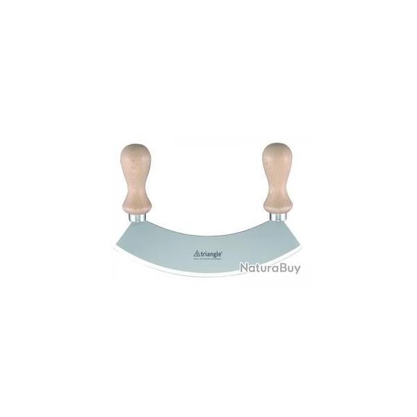 Hachoir beroir TRIANGLE, lame 23 cm, poignes htre, inox.