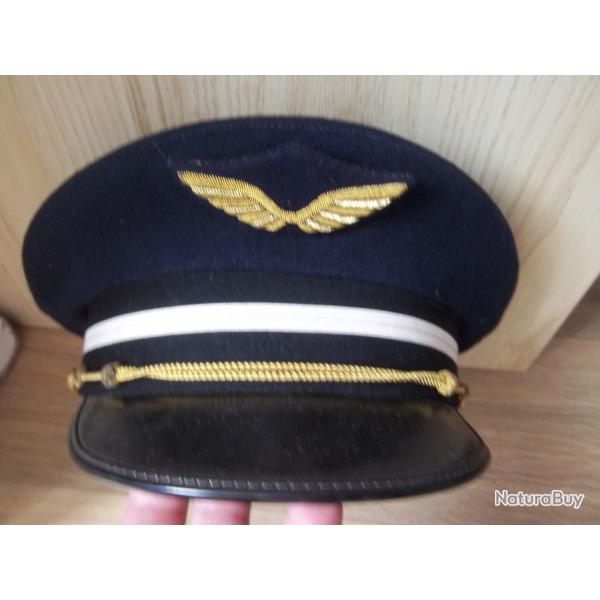 casquette arme air T.58 ailes de casquette brodes machine en fil or