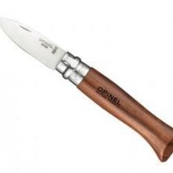 Couteau huîtres fermant OPINEL n°9VRI, lame inox, manche bubinga.