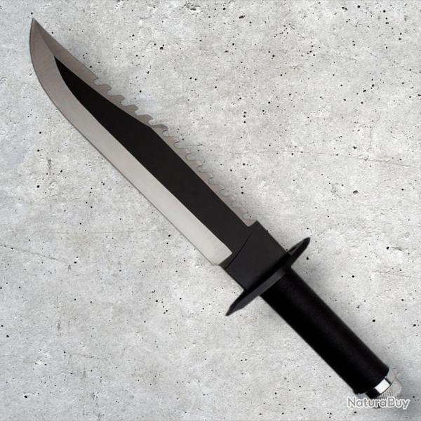 Couteau tactique noir BSH