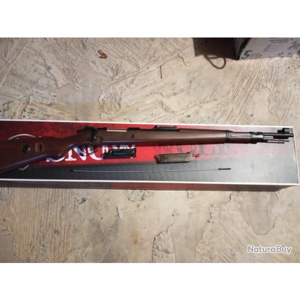 K98K snow wolf SW-022 airsoft avec lunettes ZF-41