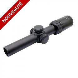 Lunette de visée 1.2-6x24 HUNTER tube 30mm DIGITAL OPTIC - Réticule lumineux rouge et vert