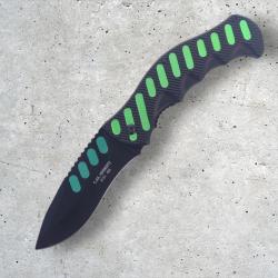 Couteau pliant Herbertz Solingen avec détails verts