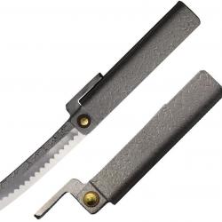 Couteau Higonokami Tsuchime Small Lame Acier VG-10 Manche Acier Plié Japan HIGOTM01