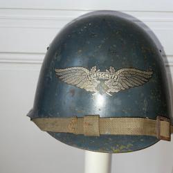 Casque SSH39 Russe URSS réutilisé Luftschutz WW2.