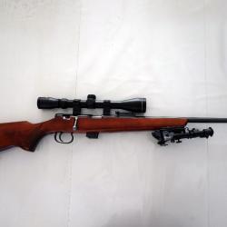 TOZ 17 01 CAL 22LR LUNETTE BIPIED ET ADAPTATEUR DE SILENCIEUX