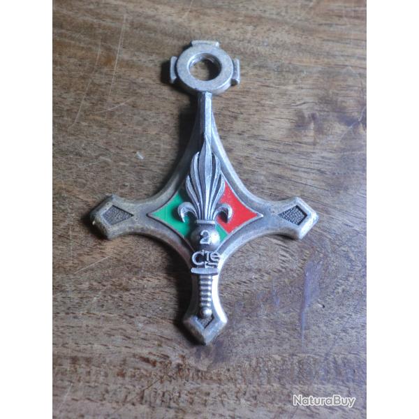 insigne de la 2 compagnie du 4 RI  infanterie  lgion trangre