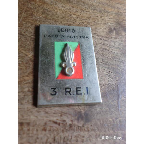 insigne 3 R.E.I   rgiment  infanterie  lgion trangre