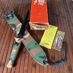 RARE GERBER LEGENDARY BLADES GARDIAN ll CAMOUFLAGE NEUF EN BOÎTE PORTLAND U.S.A