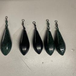 Lot de 5 plombs carpe distance 110g