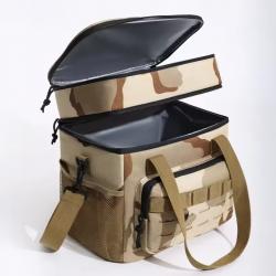 Sac à déjeuner tactique isotherme 2 couches étanche repas pique-nique Camping Camo Beige
