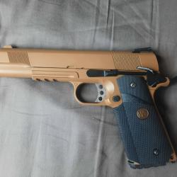 Réplique M1911 Désert WE + Chargeur 15 billes