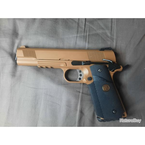 Rplique M1911 Dsert WE + Chargeur 15 billes
