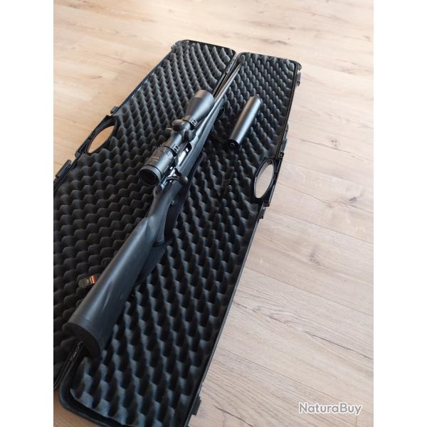 Carabine sauer 100 classic xt synthtique 30.06 avec moderateur sans optique