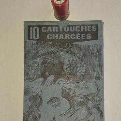 boite ancienne de10 munitions complète cal 16 pb 2 TBE vendu par poudrenoirepro