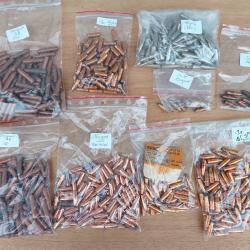 Lot d'ogives diverses calibre.30
