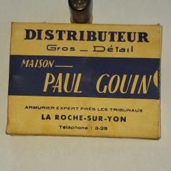Rarissime Boite  de 9 cartouches PAUL GOUIN fin des années 20 vendu par poudrenoirepro