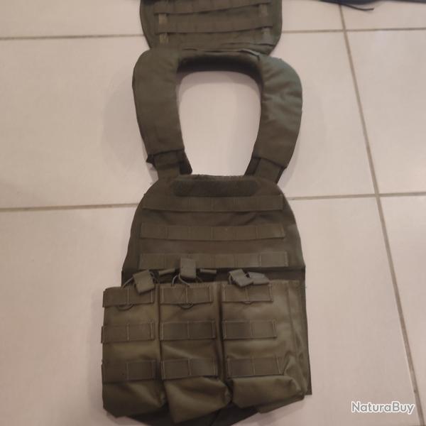 Porte plaque airsoft vert arme/ranger green