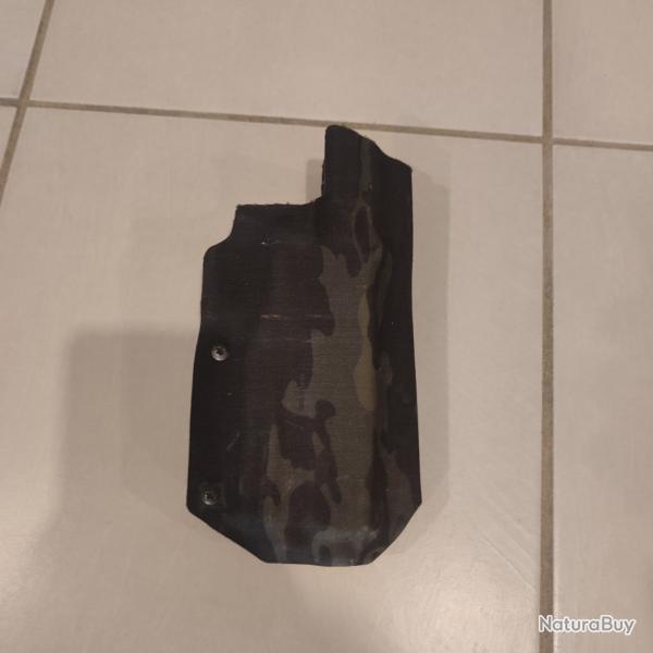 Holster TPX rigide MOLLE multicam noir