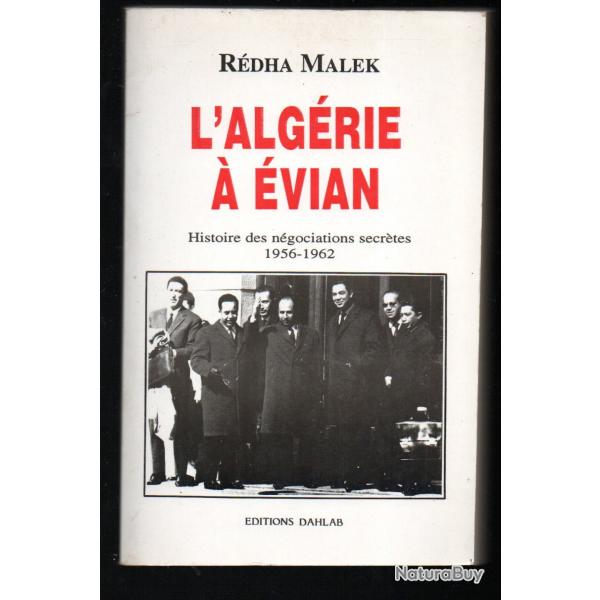 l'algrie  vian histoire des ngociations secrtes 1956-1962 rdha malek